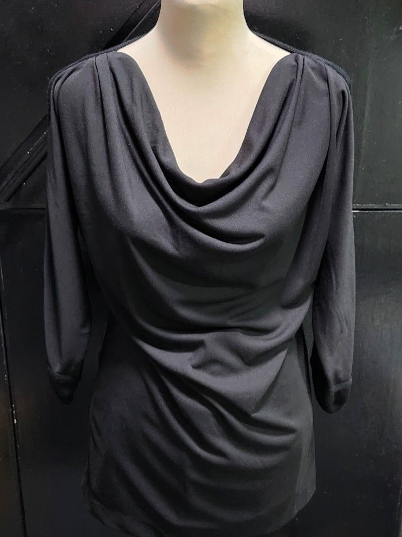 Tory Burch Cowl Neck longsleeves (Category: Luxury Apparel) located in Tarlac. Submitted by jemserrano (Listing ID 1254323406, Image 1). Description: Tory Burch Cowl Neck Longsleeves Long top style / mini dress Excellent condition From US Small on tag.