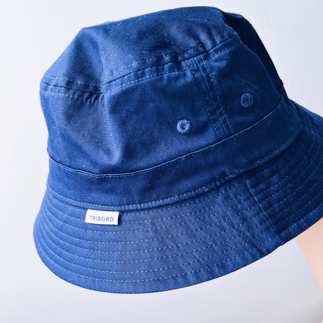 Adults' Sailing boat hat 100 - Navy blue cotton TRIBORD