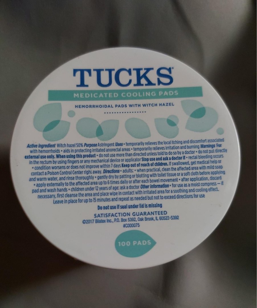 Tucks Medicated Cooling Pads, Beauty & Personal Care, Sanitizers