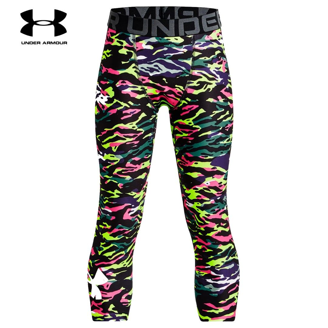 Under Armour HeatGear 3/4 Men's Printed Leggings Compression Tights, Men's  Fashion, Activewear on Carousell
