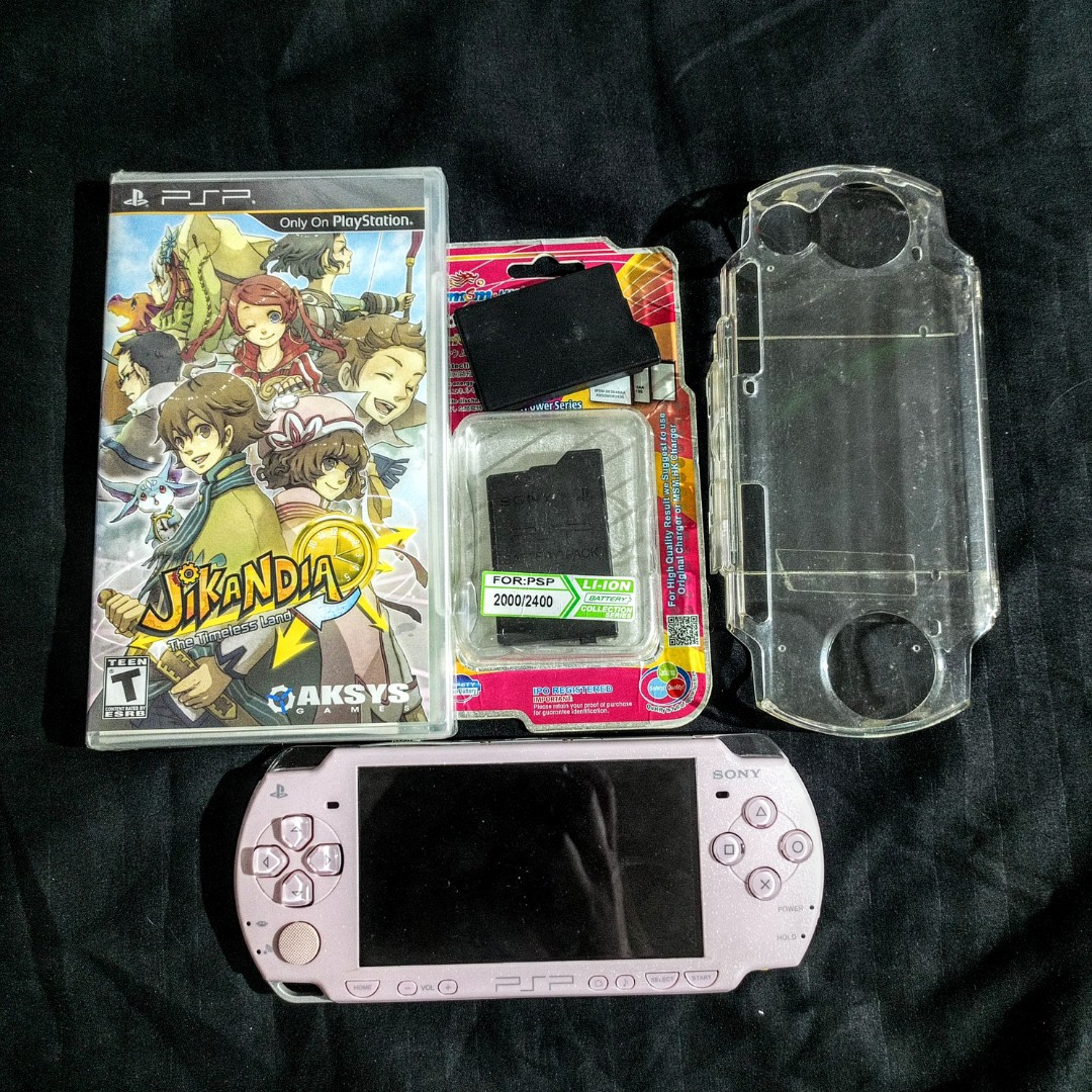 UNTESTED Pink PSP 2000 + Sealed Jikandia UMD Bundle, Video Gaming ...