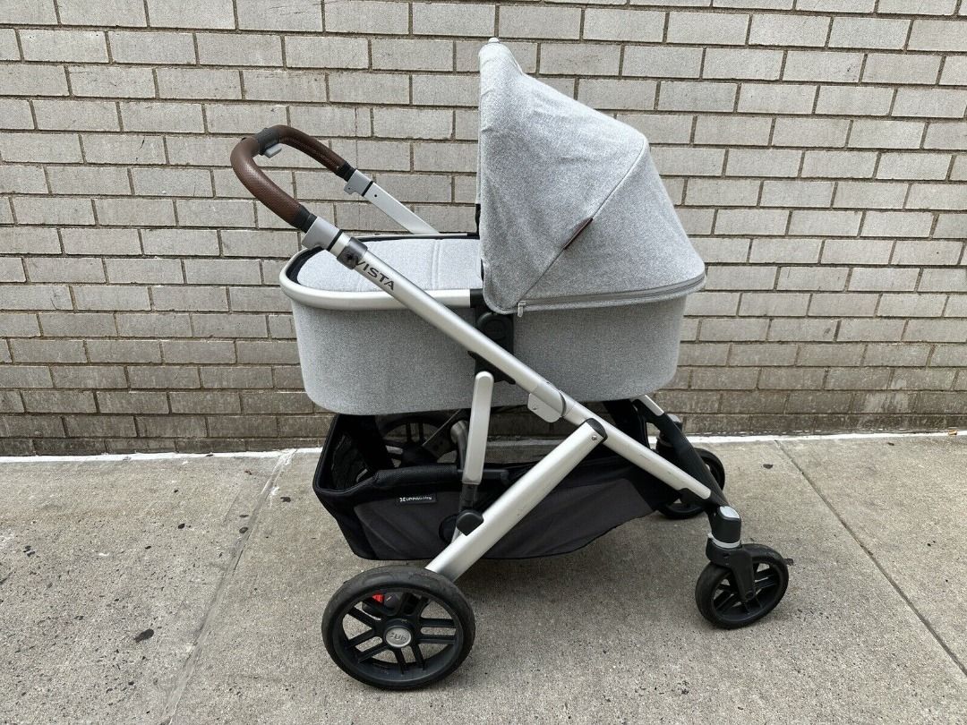 UPPAbaby Vista V2 Adjustable Baby Stroller Seat Stella Grey