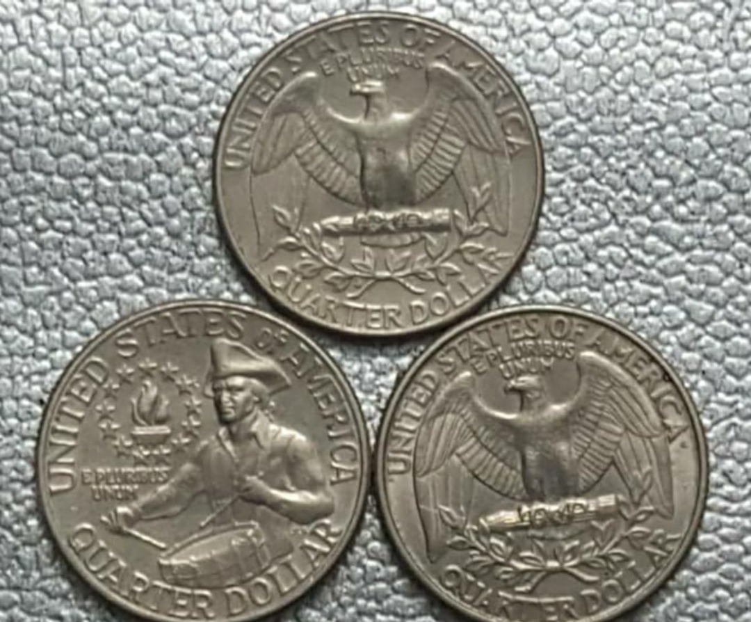 USD Quarter Dollar 17761976, 1982 , 1993, Hobbies & Toys, Collectibles