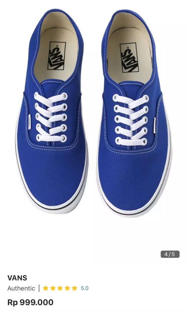 Vans - Authentic Color Theory Dazzling Blue - Shoes