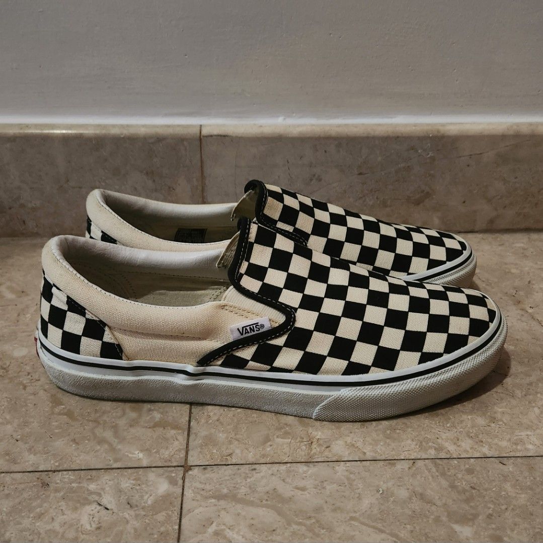 Real checkered vans store