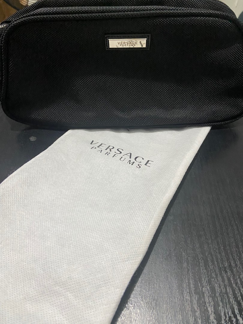VERSACE TOILETRY BAG UNISEX, Luxury, Bags & Wallets on Carousell