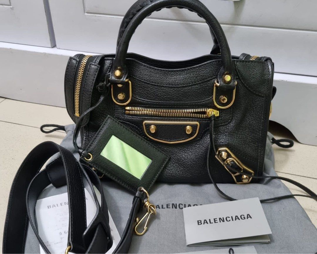 VGC! Balenciaga mini city edge black ghw 2020
