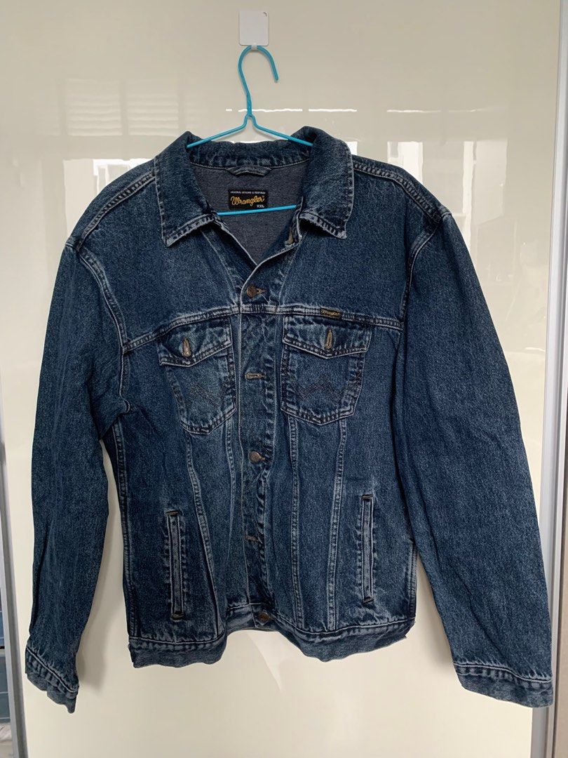 Wrangler oversized denim jacket cheap