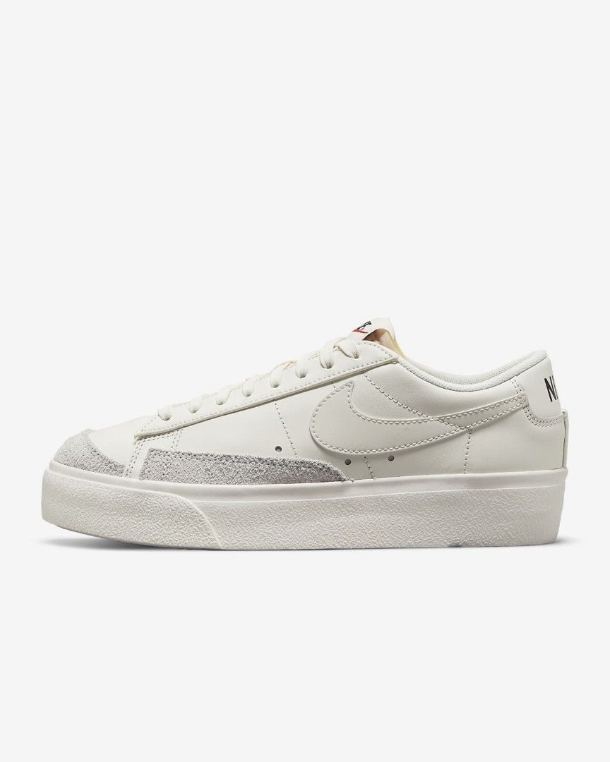WOMEN'S NIKE BLAZER LOW PLATFORM (Category: Sneakers) located in Mandaluyong City. Submitted by civquicio (Listing ID 1254420965, Image 2). Description: Women's NIKE BLAZER LOW PLATFORM Size : 7.5, 8 US (W) Price : 2800 Guaranteed 100% original Money back guaranteed if proven fake Location : Mandaluyong Delivery : grab, lalamove, mr speedy, borzo, lbc, j&t.