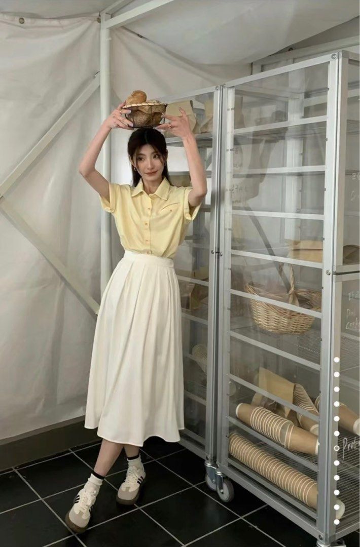 Chuu plaid pleated online skirt