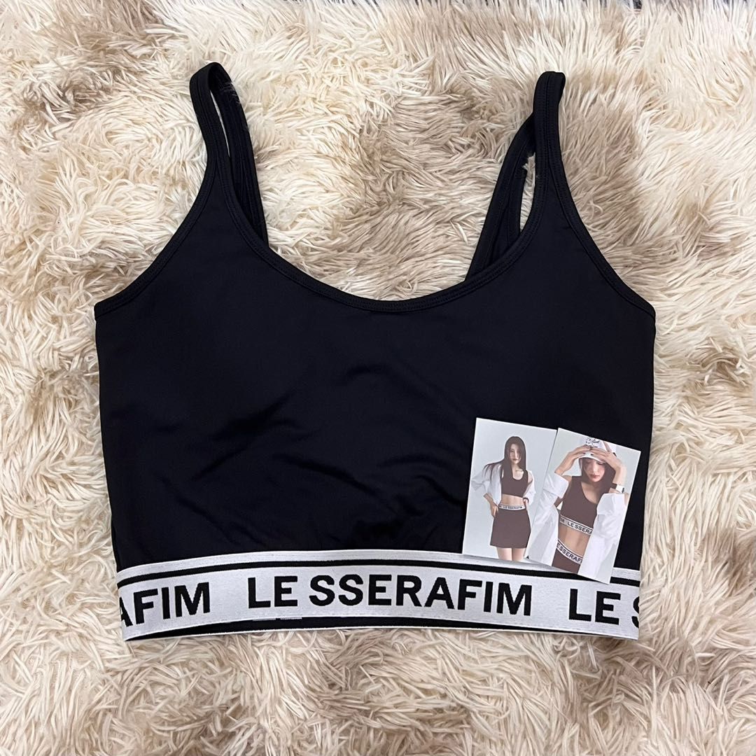 LE SSERAFIM]BASIC BRA TOP-