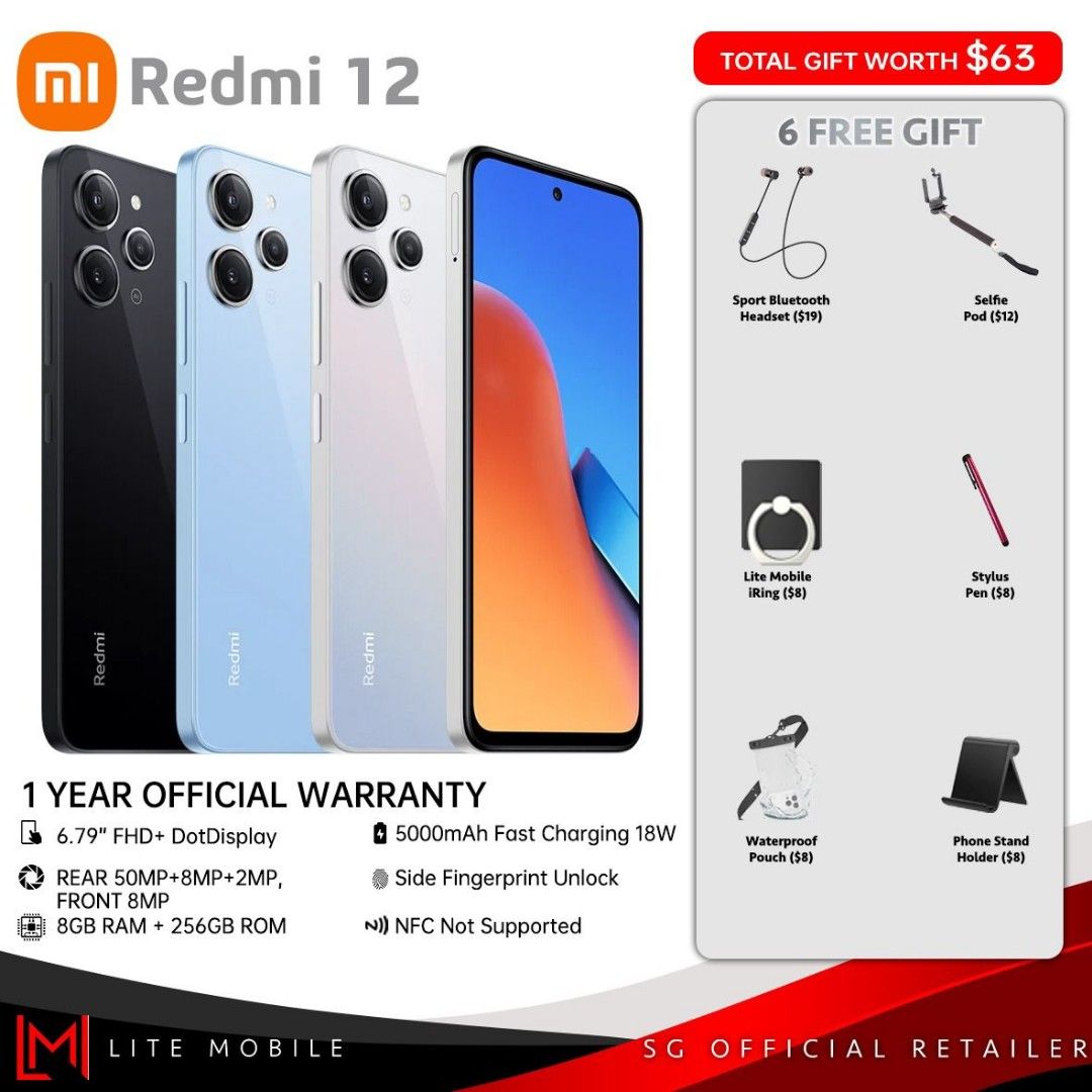 Xiaomi Mi 12 Black 256 GB, Mobile Phones & Gadgets, Mobile Phones, Android  Phones, Xiaomi on Carousell