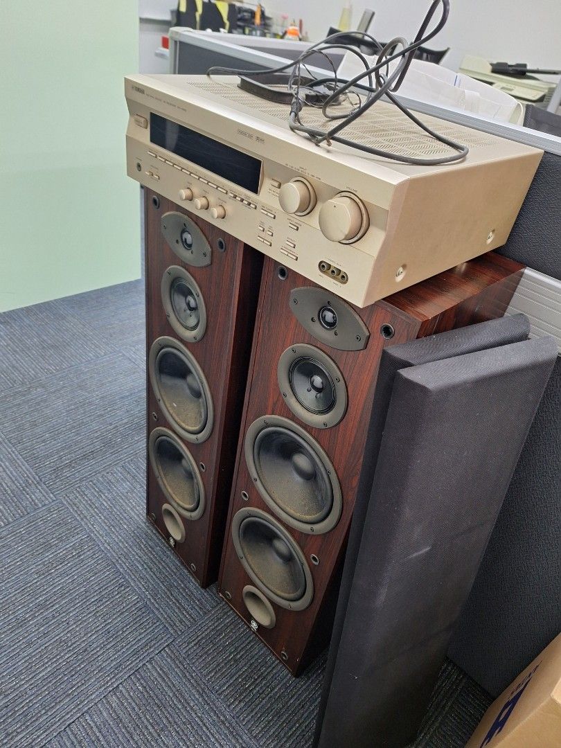 Yamaha Amplifier + Speaker set, Audio, Soundbars, Speakers & Amplifiers
