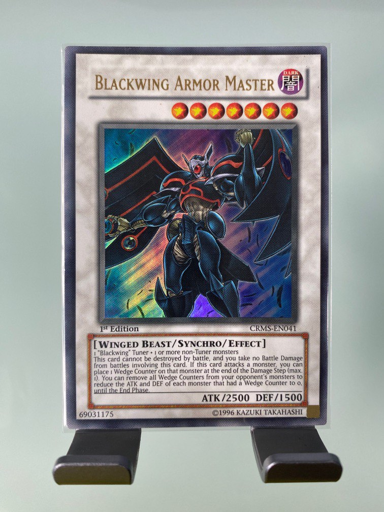 Yugioh Blackwing Armor Master CRMS-EN041 Ultra Rare 1st Ed LP 海外