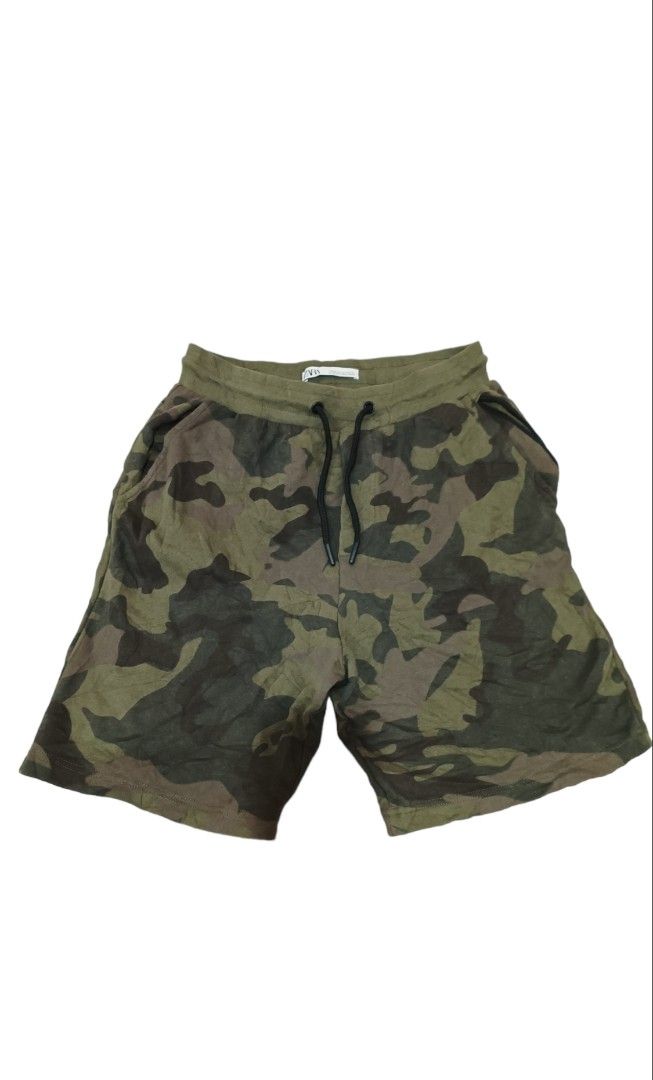 ZARA CAMO SHORTS Men s Fashion Bottoms Shorts on Carousell