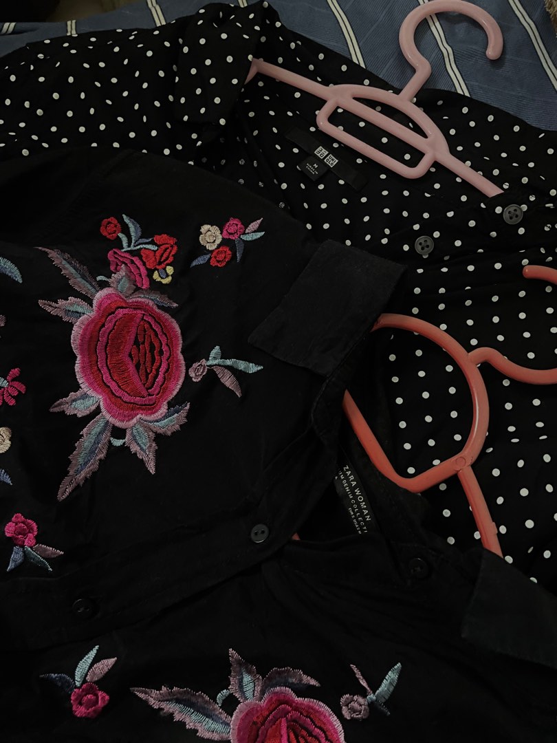 ZARA FLORAL TOP, Women's Fashion, Tops, Blouses on Carousell