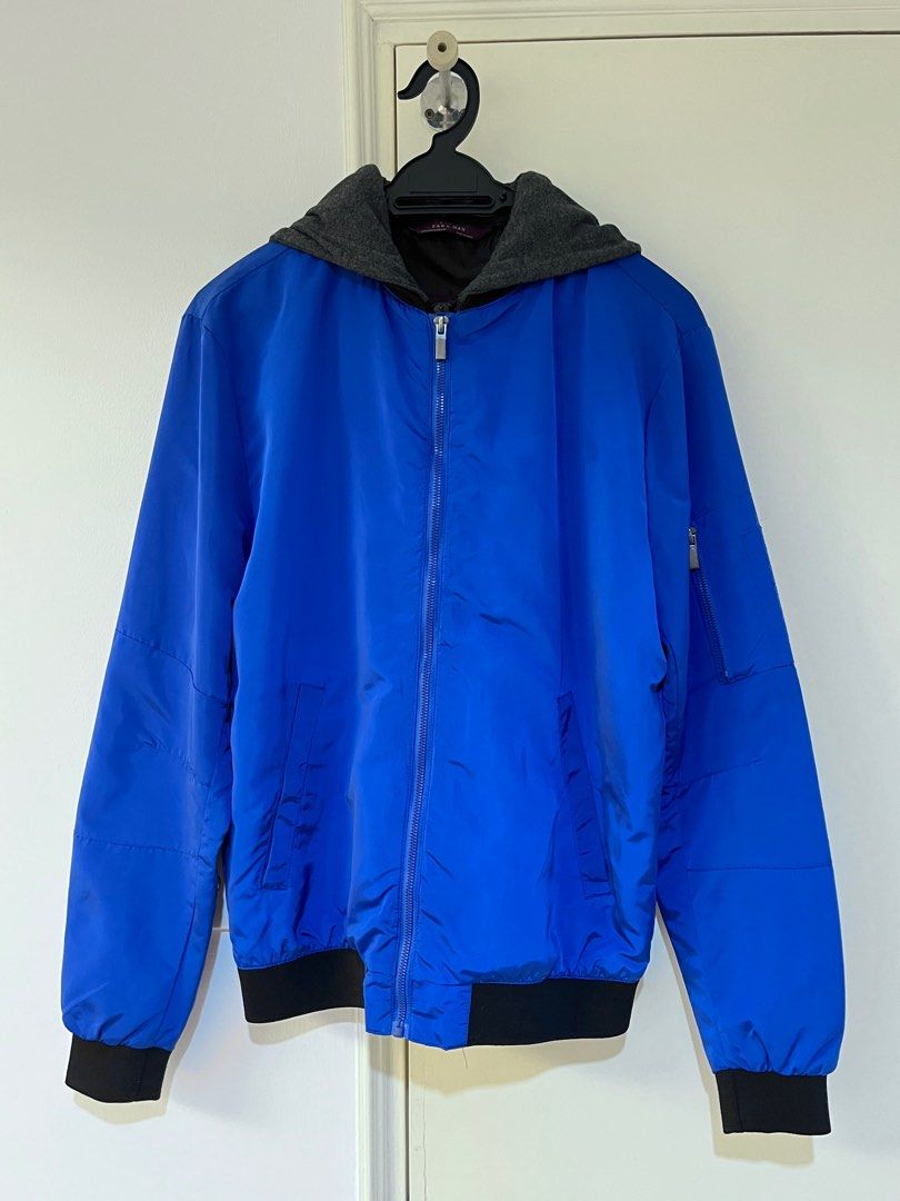 Zara Hooded Bomber Jacket
