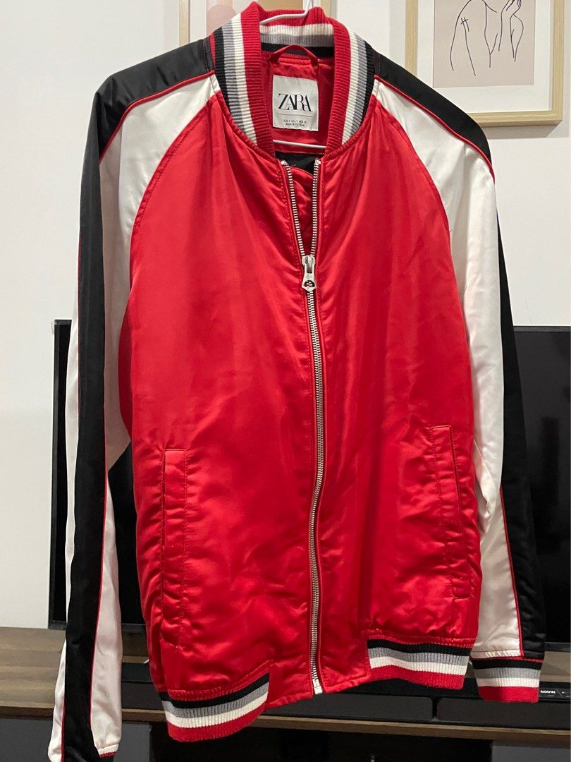 Zara flowy hot sale bomber jacket