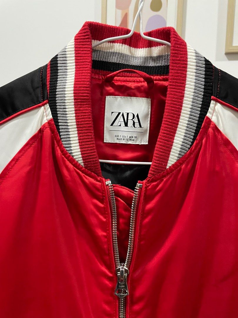 Zara flowy bomber jacket discount