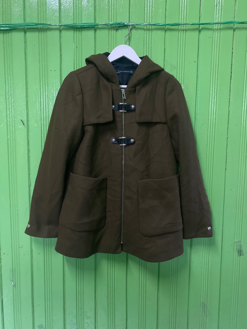 ZARA HOODIE JACKET WOMAN SIZE S MADE IN MOROCCO, Women's Fashion, Coats
