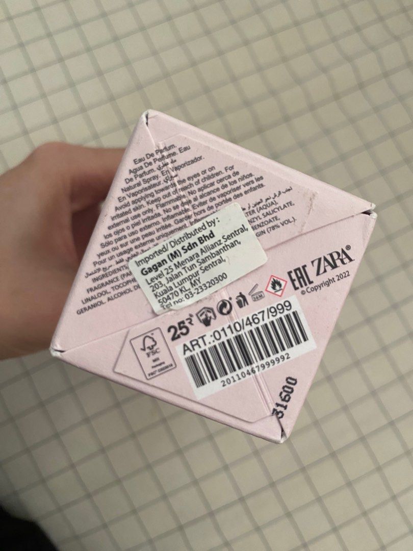 ZARA Marshmallow Addiction EDP 30ML, Beauty & Personal Care, Fragrance