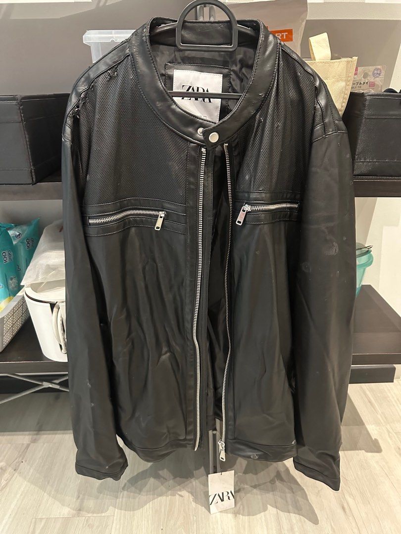 Zara jacket leather man Clearance