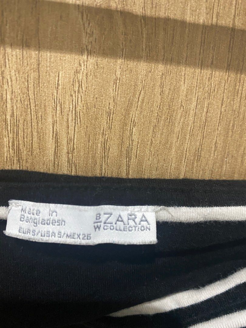 Zara Stripes top (Category: Blouses) located in Makati City. Submitted by jpare (Listing ID 1254382765, Image 3). Description: This has a very nice fit both for XS and S sizes. Hindi ko lang masyado nagagamit..