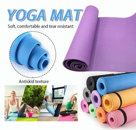 10MM Extra Thick NBR Yoga Mat Anti skid Sports Fitness Mat 6MM Thick Foam Exercise Yoga Pilates Gym Sports Equipment Exercise Fitness Exercise Mats on Carousell