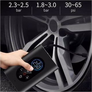 150psi Car Tyre Tire Air Inflator Pump Smart Digital Wireless Inflatable Electric Air Pump with LED Lamp for Car Motorcycle Bicycle