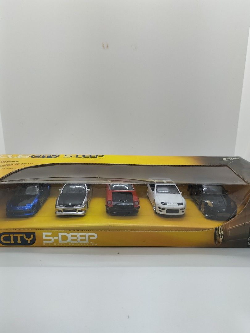 1:64 jada toys dub city 5 deep nissan pack, Hobbies & Toys