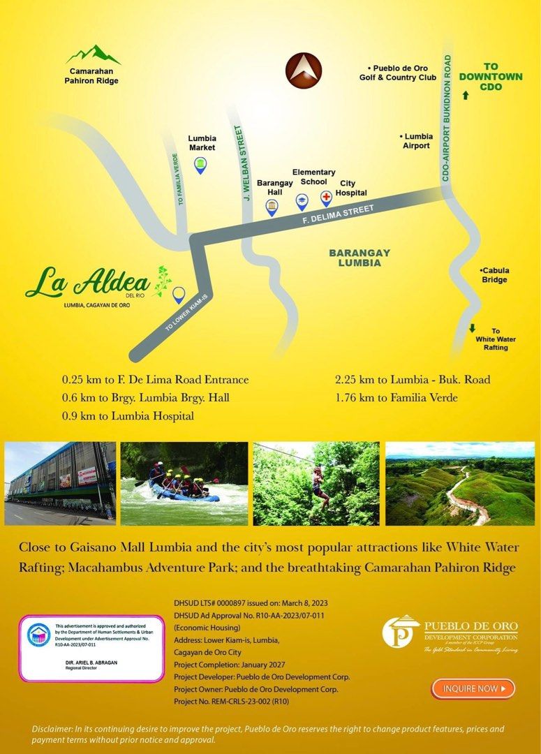 2Storey House for Sale at La Aldea del Rio, Lumbia Cagayan de Oro City