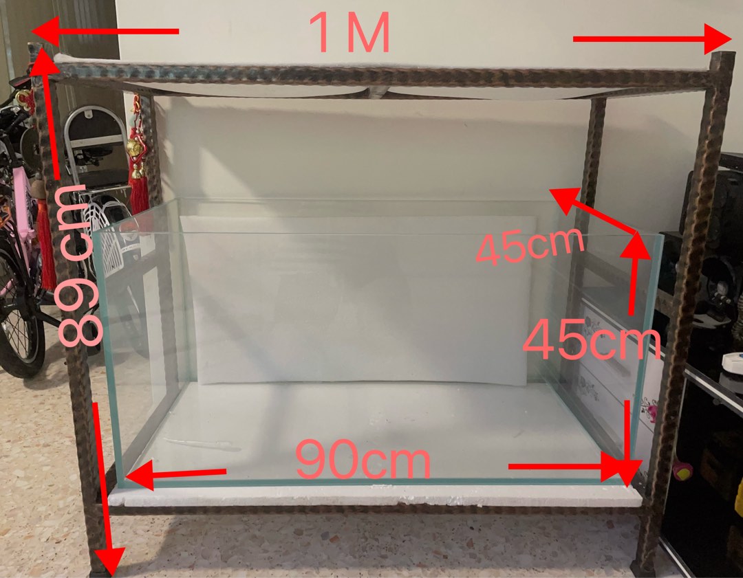 3ft fish tank and stand, Pet Supplies, Homes & Other Pet Accessories on