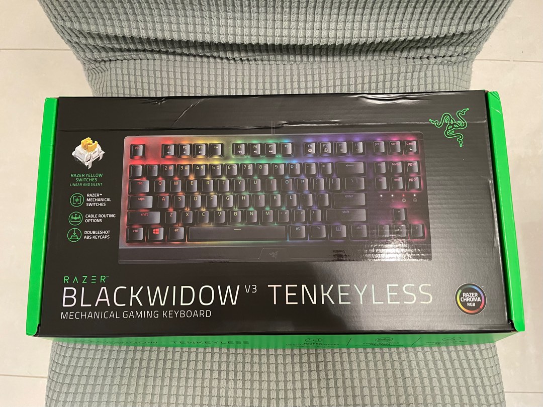 Razer BLACKWIDOW V3 PRO 黄色軸 未開封-