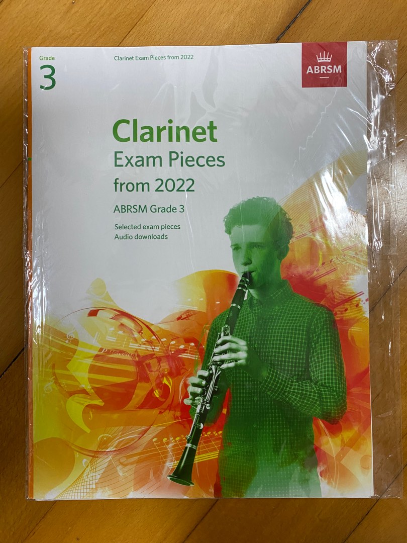 單簧管 Exam Pieces from 2022, ABRSM Grade 3, 興趣及遊戲, 書本 & 文具, 書本及