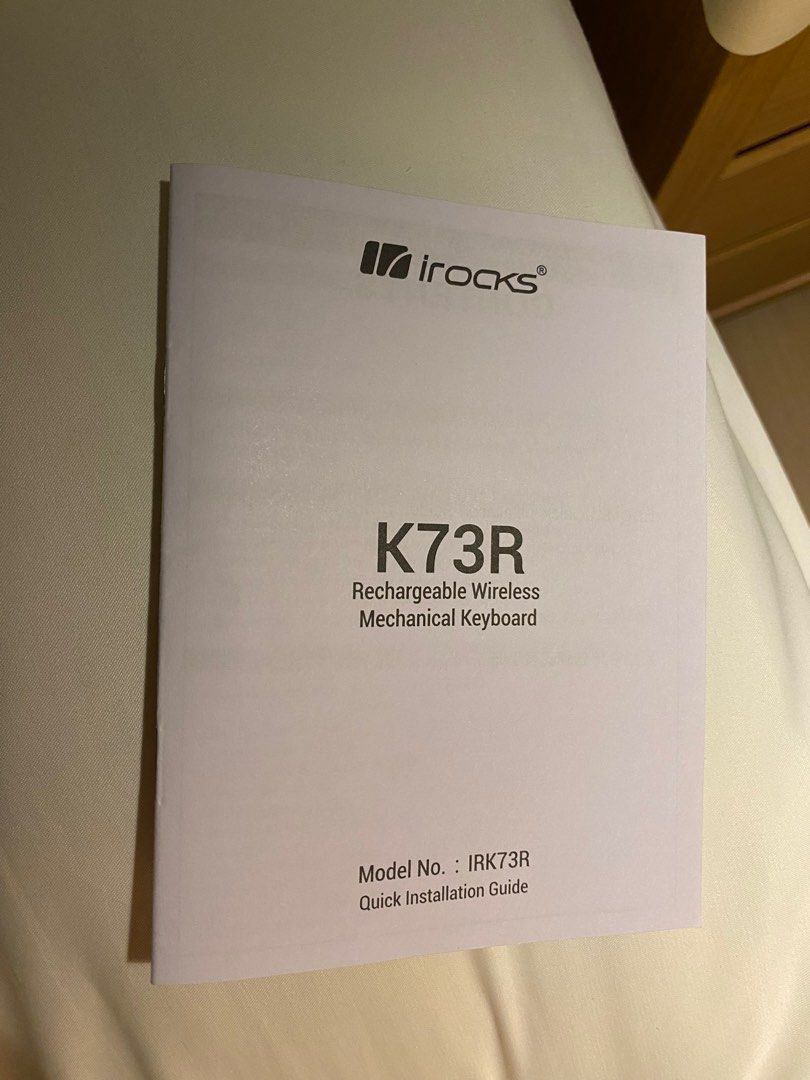 【二手 幾乎全新】irocks K73R 系列 無線機械式鍵盤 夕陽灣岸  紅軸 照片瀏覽 5