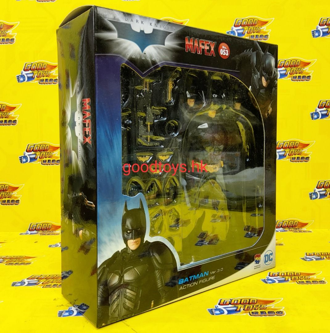 中古已開封MEDICOM TOY MAFEX 053 蝙蝠俠黑夜之神THE DARK KNIGHT