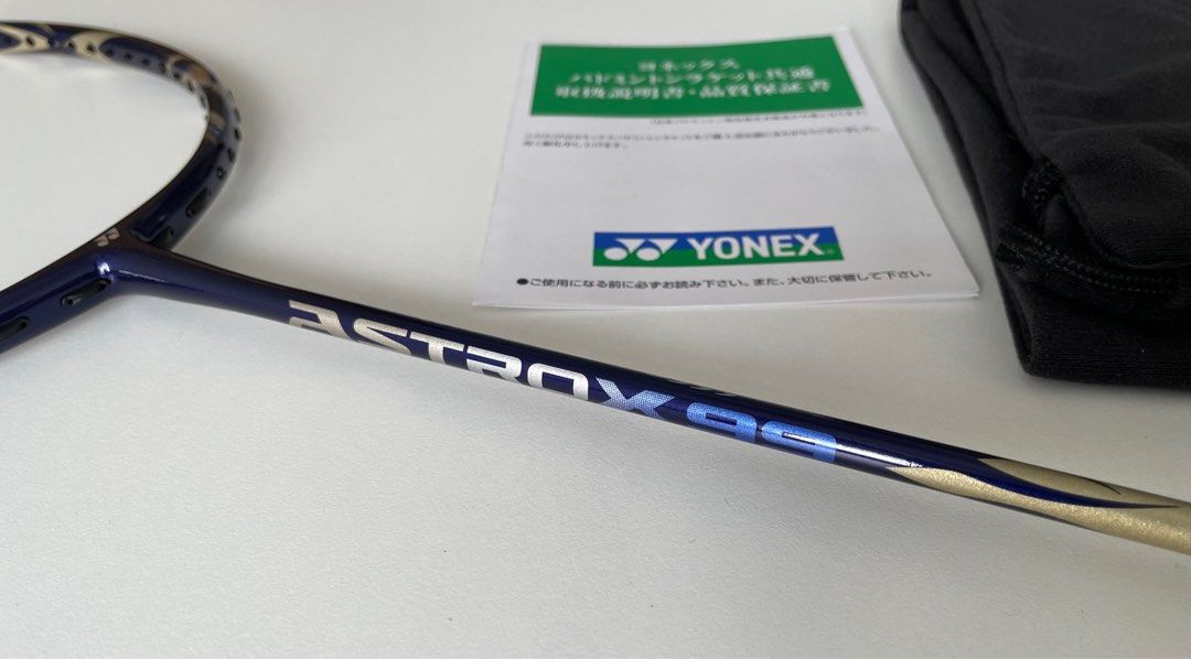 全新) YONEX Astrox99 (Ax99 藍金) JP Ver. 日本版3U5, 運動產品, 運動
