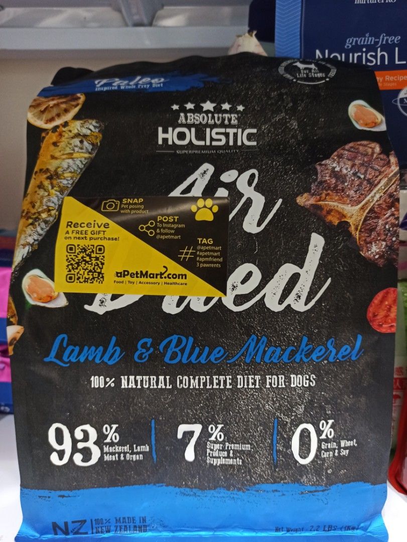 Holistic air sale dried dog food