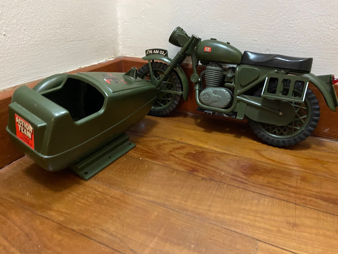 Moto Side-car Allemand Cherilea Toys 1976 – Pour GI Joe / Action Man, Plastique
