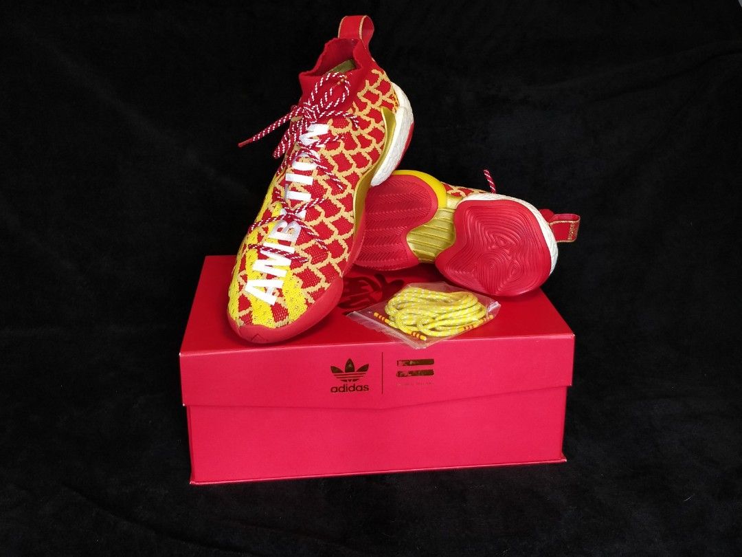 Adidas Crazy BYW Pharrell CNY Men s Fashion Footwear Sneakers