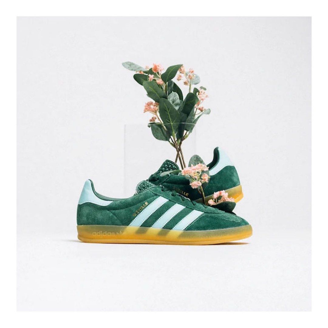 Adidas Gazelle Indoors 'Collegiate Green/Hazy Sky/Victory Gold', Men's  Fashion, Footwear, Sneakers on Carousell