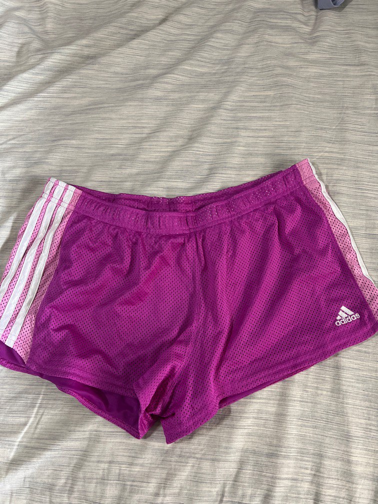 Purple adidas shorts womens new arrivals