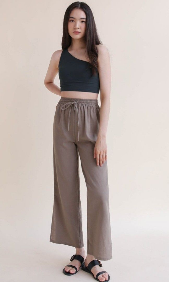 Blue Satin Pants - Wide Leg Pants - Side Slit Pants - Pants - Lulus