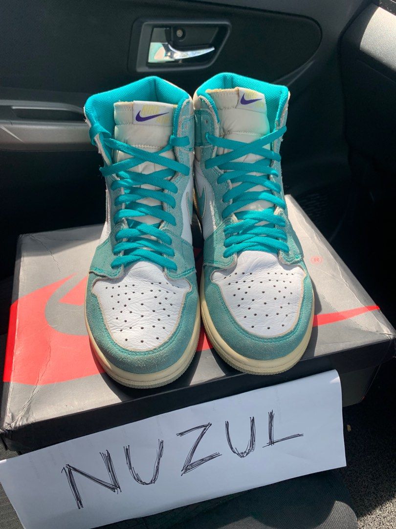 Jordan 1 deals turbo green laces