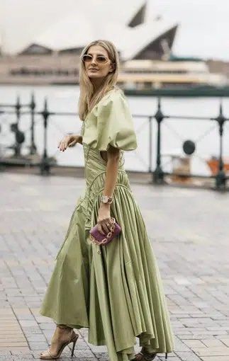 aje siren drawstring midi dress Aje Siren Drawstring Midi Dress UK4, Women's Fashion, Dresses & Sets,  Dresses on Carousell