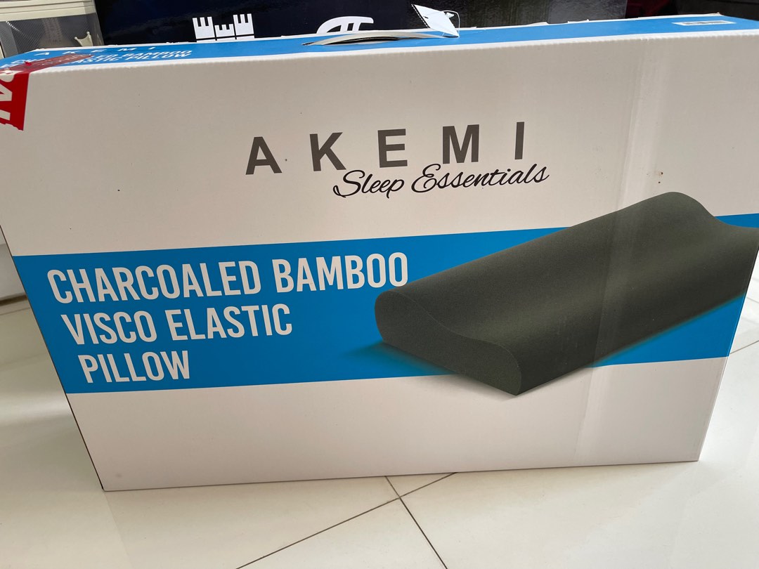 Akemi charcoaled bamboo outlet visco elastic pillow