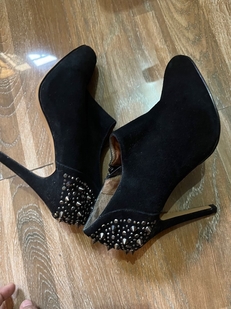 aldo black platform heels