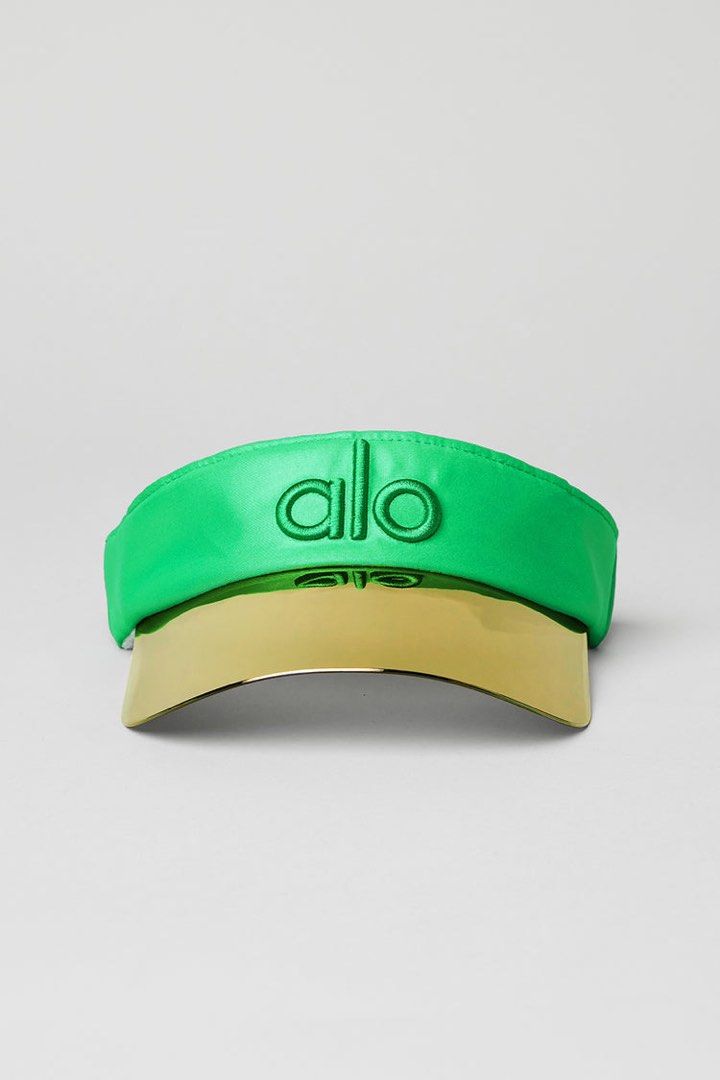 ALO YOGA Solar Visor Palm Green BNIB/sports hat/golf tennis  display picture 2