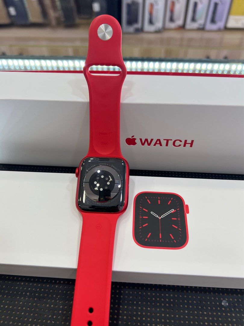 Apple Watch Series 6 44mm Cellular GPS Red 85 used Mobile