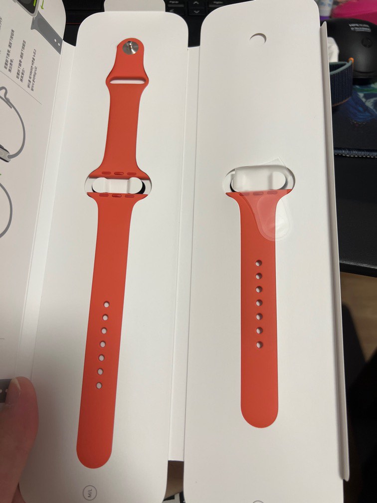 Apple Watch Strap Pink Citrus bank 44mm, Mobile Phones Gadgets